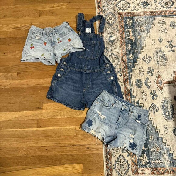 old navy jean skirts and overalls - Picture 1 of 5